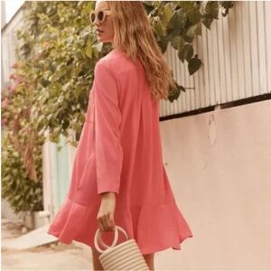Tuckernuck Callahan Dress Peach XS NWT